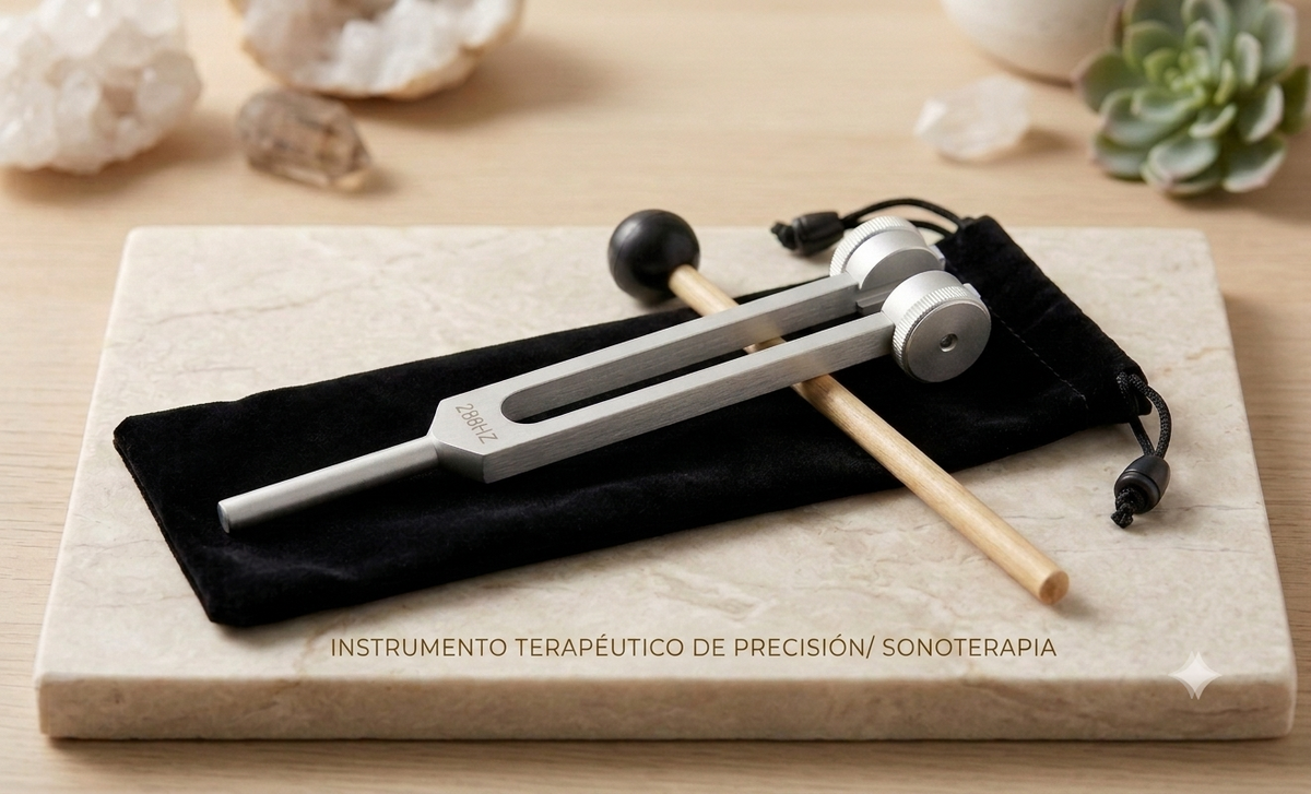 Diapasón terapéutico 256 Hz — Equilibrio energético